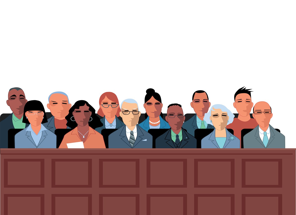 Clip Art of a Jury